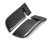 2018 - 2023 Dodge Challenger Widebody Carbon Fiber Front Fender Flares (Lower) - Anderson Composites