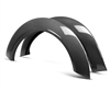 2018 - 2023 Dodge Challenger Widebody Carbon Fiber Rear Fender Flares (Upper) - Anderson Composites