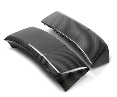 2018 - 2023 Dodge Challenger Widebody Carbon Fiber Rear Fender Flares (Lower) - Anderson Composites