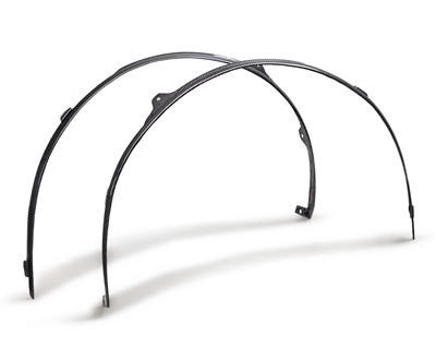 2024 - 2025 Ford Mustang Dark Horse Carbon Fiber Front Fender Extensions - Anderson Composites
