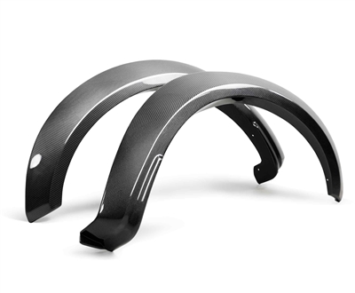 2017 - 2020 Ford F-150 Raptor Pre-Runner Style Carbon Fiber Front Fender Flares - Anderson Composites