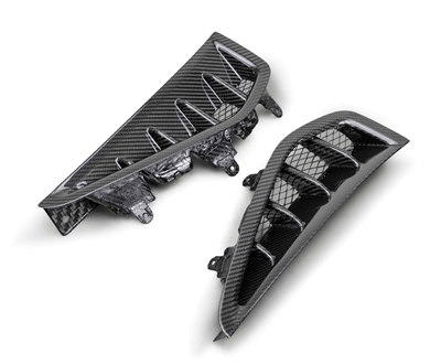 2021 - 2024 Dodge Ram TRX Carbon Fiber Front Fender Vent Inserts - Anderson Composites