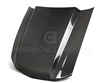 2010 - 2012 Ford Mustang 4" Cowl Carbon Fiber Hood - Anderson Composites