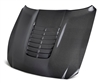 2015 - 2020 Ford Shelby GT350 GT5 Style Double Sided Carbon Fiber Hood - Anderson Composites