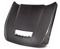 2024 - 2025 Ford Mustang OEM Style Double Sided Carbon Fiber Hood  - Anderson Composites