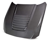 2024 - 2025 Ford Mustang GT5 Style Double Sided Carbon Fiber Hood  - Anderson Composites