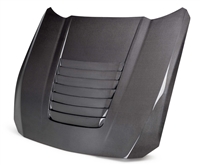 2024 - 2025 Ford Mustang GT5 Style Double Sided Carbon Fiber Hood  - Anderson Composites