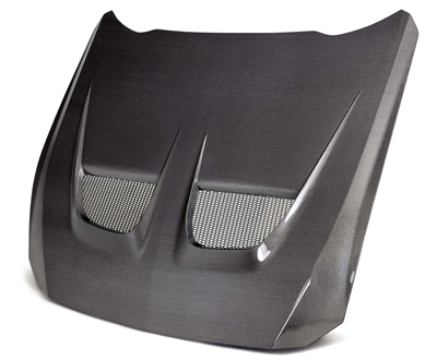 2024 - 2025 Ford Mustang GTD Style Double Sided Carbon Fiber Hood  - Anderson Composites