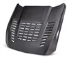 2024 - 2025 Ford Mustang GT4 Style Double Sided Carbon Fiber Hood  - Anderson Composites
