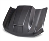 2019 - 2024 Chevrolet Silverado 1500 CP  Style Carbon Fiber Hood  - Anderson Composites