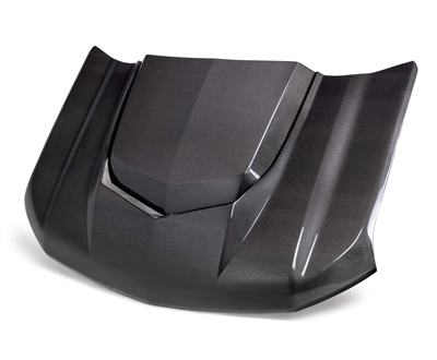2019 - 2024 Chevrolet Silverado 1500 AZ  Style Carbon Fiber Hood  - Anderson Composites