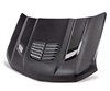2019 - 2024 Chevrolet Silverado 1500 T2  Style Carbon Fiber Hood  - Anderson Composites