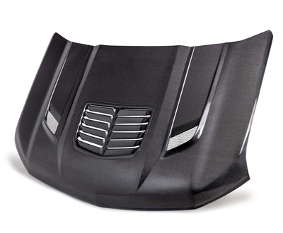2019 - 2024 Chevrolet Silverado 1500 T2  Style Carbon Fiber Hood  - Anderson Composites