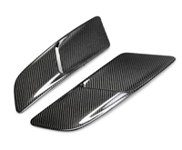 2015 - 2017 Ford Mustang GT OEM Style Carbon Fiber Hood Vents - Anderson Composites