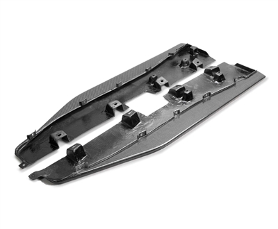2020 - 2022 Ford Shelby GT500 Carbon Fiber Side Splitter Extensions - Anderson Composites