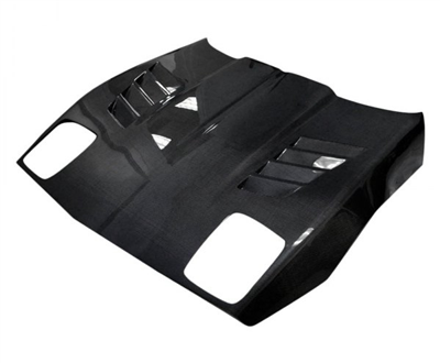 1985 - 1996 Chevrolet Corvette GT Style Carbon Fiber Hood - Carbon Creations