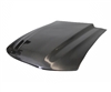 1999 - 2004 Ford Mustang 3" Cowl Carbon Fiber Hood - Carbon Creations
