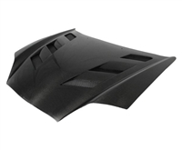 2003 - 2006 Hyundai Tiburon AMS Style Carbon Fiber Hood - Carbon Creations