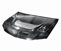 2003 - 2005 Mitsubishi EVO VIII C1 Style Carbon Fiber Hood - Carbon Creations