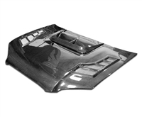 2004 - 2005 Subaru WRX / STI C1 Style Carbon Fiber Hood - Carbon Creations