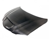 2004 - 2009 Mazda3 4Dr M-Speed Style Carbon Fiber Hood - Carbon Creations