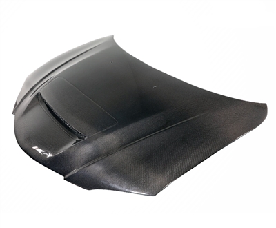 2004 - 2009 Mazda3 4Dr M-Speed Style Carbon Fiber Hood - Carbon Creations
