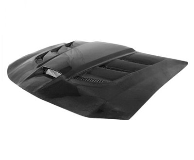2006 - 2010 Dodge Charger Viper Style Carbon Fiber Hood - Carbon Creations