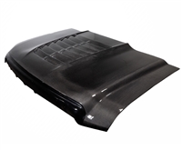 2008 - 2010 Ford Super Duty GT500 Style Carbon Fiber Hood - Carbon Creations