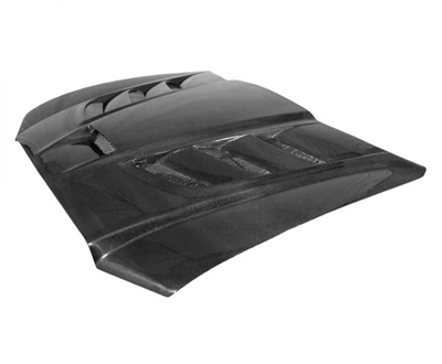 2011 - 2014 Dodge Charger Viper Style Carbon Fiber Hood - Carbon Creations