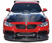 2014 - 2020 BMW 4-Series F33 Eros Style Carbon Fiber Hood - Carbon Creations