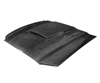 2010 - 2012 Ford Mustang Shelby / GT500 CVX Style Carbon Fiber Hood - Carbon Creations