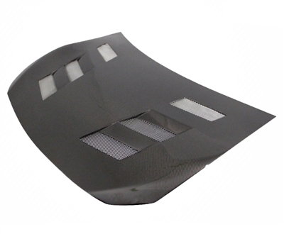 2012 - 2020 Scion FR-S AMS Style Carbon Fiber Hood - Carbon Creations