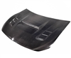 2012 - 2020 Scion FR-S STI Style Carbon Fiber Hood - Carbon Creations