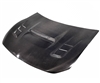 2012 - 2020 Subaru BRZ STI Style Carbon Fiber Hood - Carbon Creations