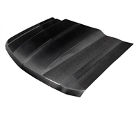 2014 - 2015 Chevrolet Silverado 1500 2" Cowl Carbon Fiber Hood - Carbon Creations