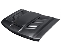 2014 - 2015 Chevrolet Silverado 1500 Viper Style Carbon Fiber Hood - Carbon Creations
