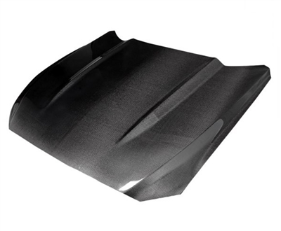 2015 - 2017 Ford Mustang OEM Style Carbon Fiber Hood - Carbon Creations