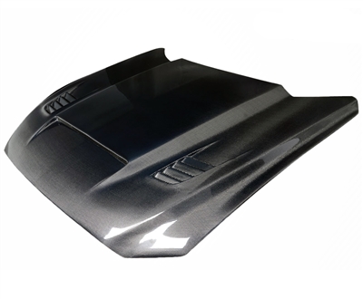 2015 - 2017 Ford Mustang R-Spec Style Carbon Fiber Hood - Carbon Creations