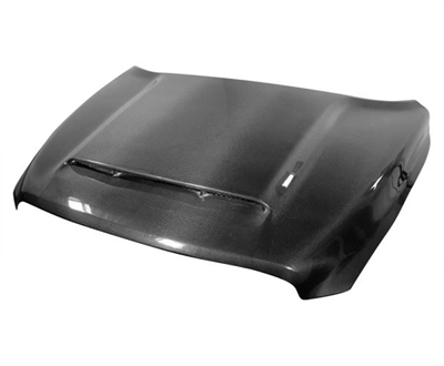 2019 - 2024 Dodge Ram 1500 Classic Demon Style Carbon Fiber Hood - Carbon Creations