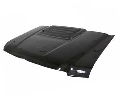 1999 - 2004 Ford F-450 Raptor Style Carbon Fiber Hood - Carbon Creations