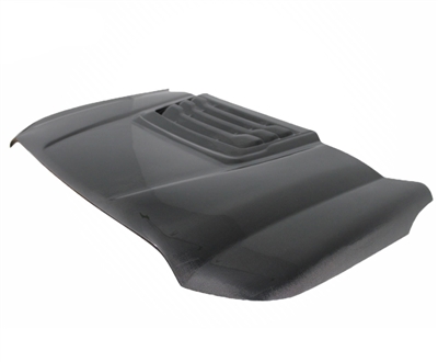 2011 - 2016 Ford F-450 Raptor Style Carbon Fiber Hood - Carbon Creations