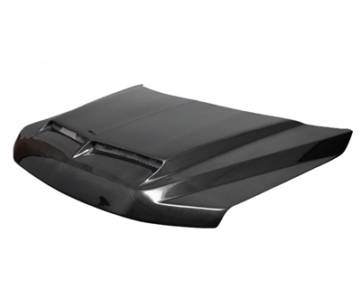 2017 - 2022 Ford F-550 GT500 Style Carbon Fiber Hood - Carbon Creations