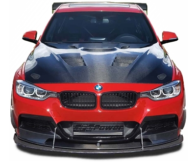 2012 - 2019 BMW 3-Series F31 Eros Style Carbon Fiber Hood - Carbon Creations