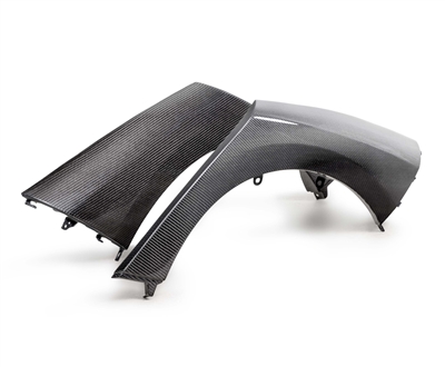 2023 - 2026 Toyota GR Corolla Carbon Fiber Rear Fender Flares - Seibon