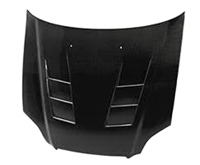 1996 - 1998 Honda Civic TS Style Carbon Fiber Hood - Seibon