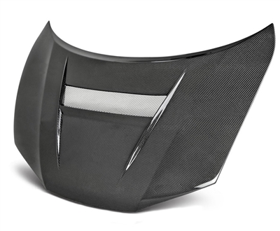 2014 - 2015 Honda Civic 2Dr VSII Style Carbon Fiber Hood - Seibon