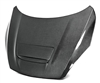 2010 - 2013 MazdaSpeed3 HB OEM Style Carbon Fiber Hood - Seibon