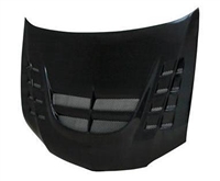 2006 - 2007 Mitsubishi EVO IX CWII Style Carbon Fiber Hood - Seibon