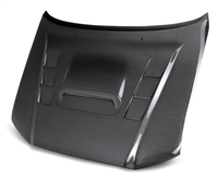 2012 - 2015 Toyota Tacoma TS Style Carbon Fiber Hood - Seibon