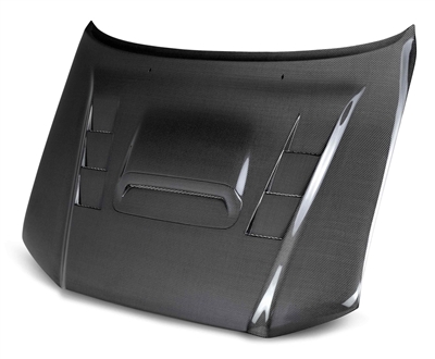 2012 - 2015 Toyota Tacoma TS Style Carbon Fiber Hood - Seibon